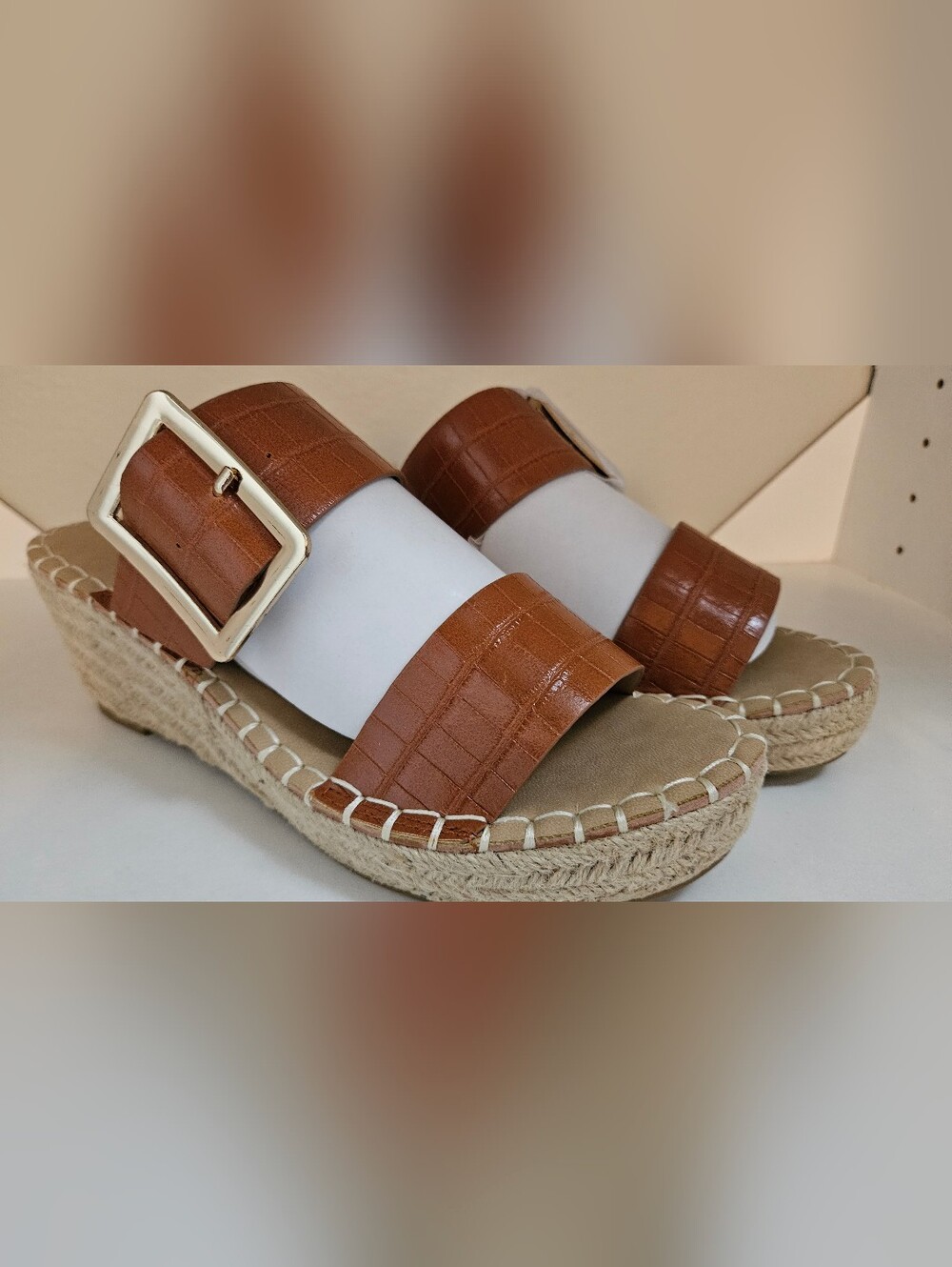 Vintage Havana Tan Robin Wedge Sandal